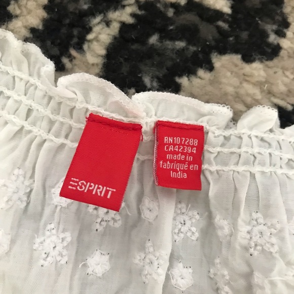 White Embroidered Top - Picture 2 of 3